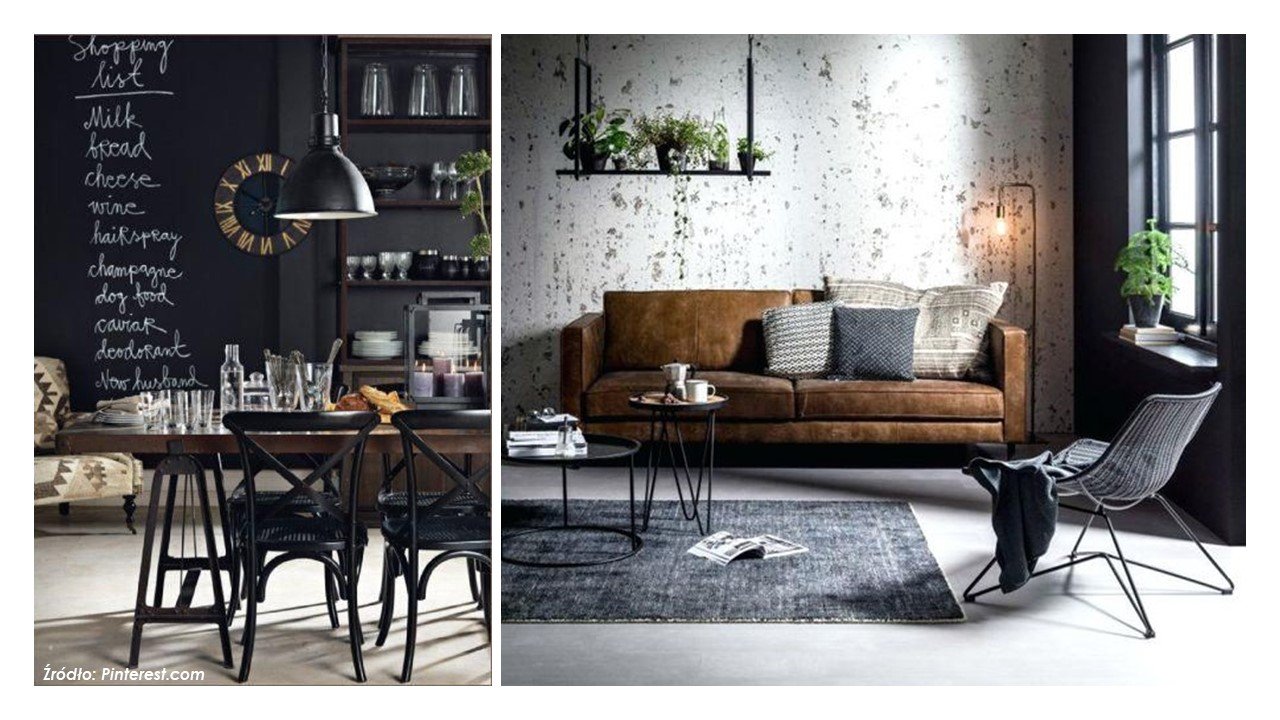 industrialna aranżacja mieszkania