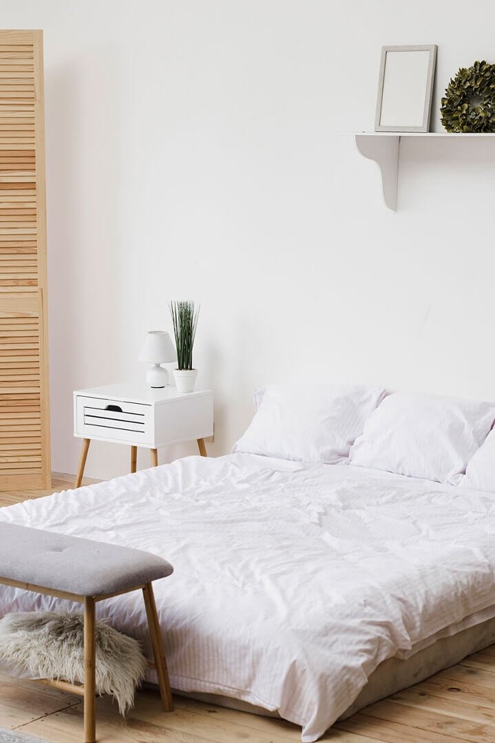 Biel w sypialni Biel w sypialni