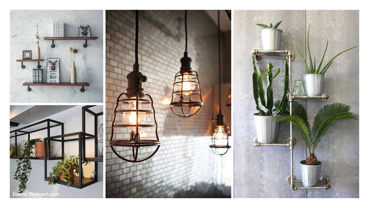 industrialne dodatki w mieszkaniu