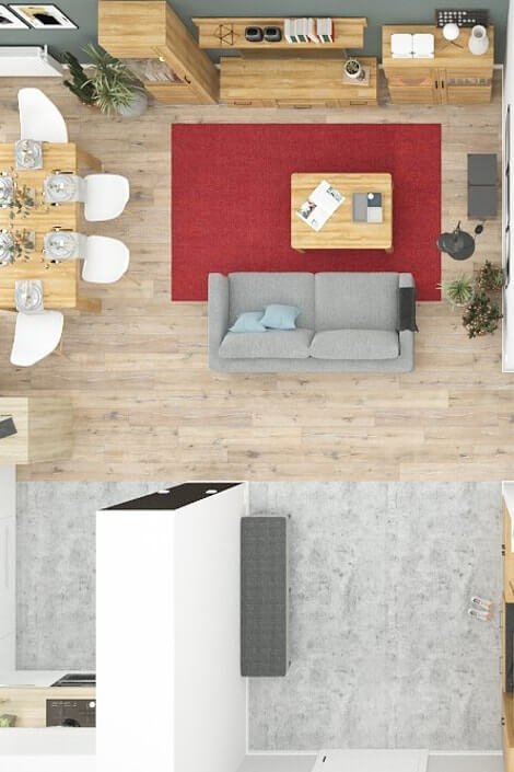 Ładny pokój dzienny - galeria