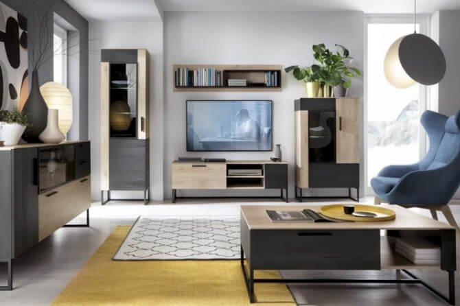 Ładny pokój dzienny - meble Cordoba Wójcik