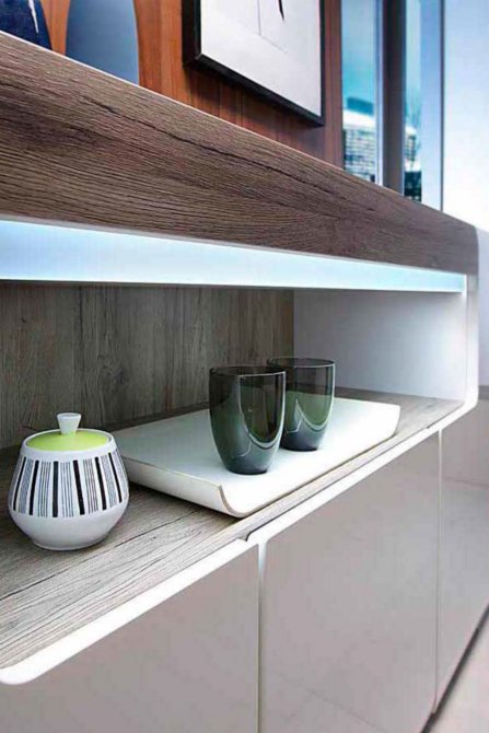 LED meble białe LED meble białe