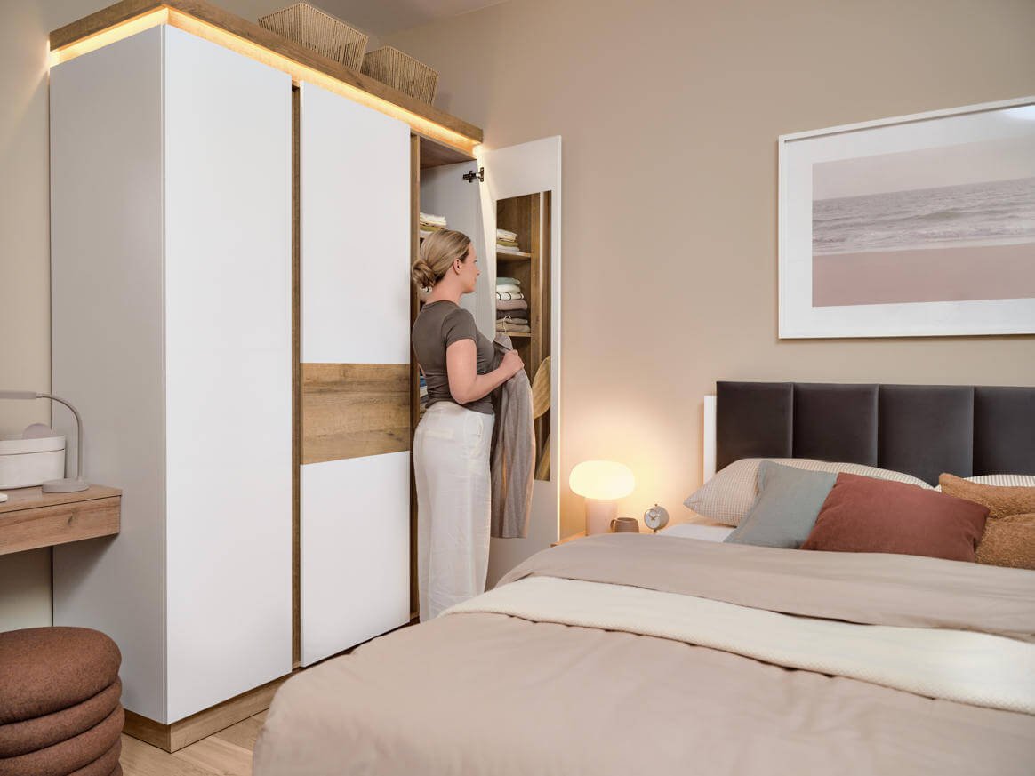 Meble Wójcik w sypialni Meble Wójcik w sypialni