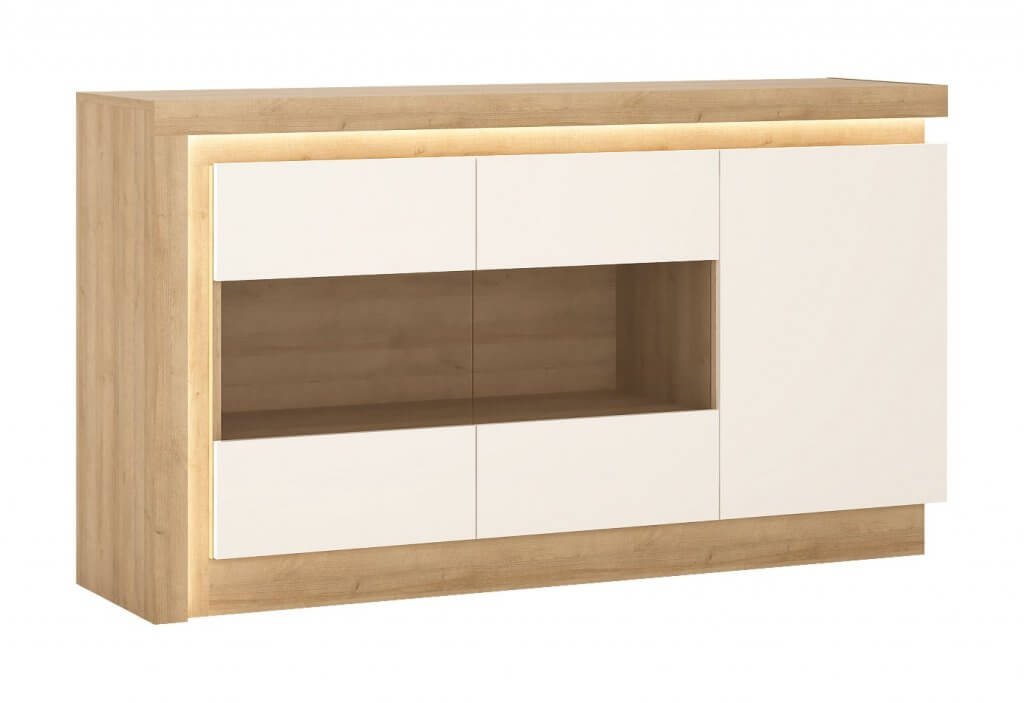 Młodzieżowy pokój dzienny - podświetlana komoda