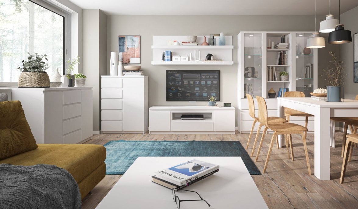 kolekcja mebli fribo białe