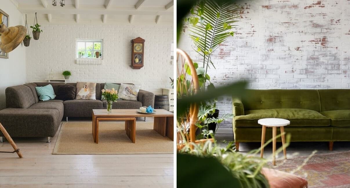 Naturalne wnętrza - cegła