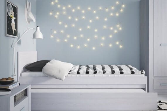 Niebieski pokój dla dziewczynki