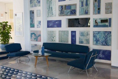 Niebieskie wnętrza - inspiracje