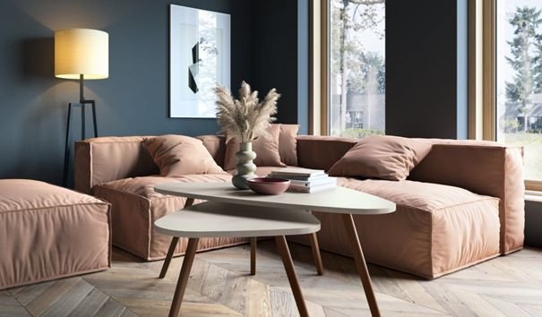 Nowoczesne meble w salonie