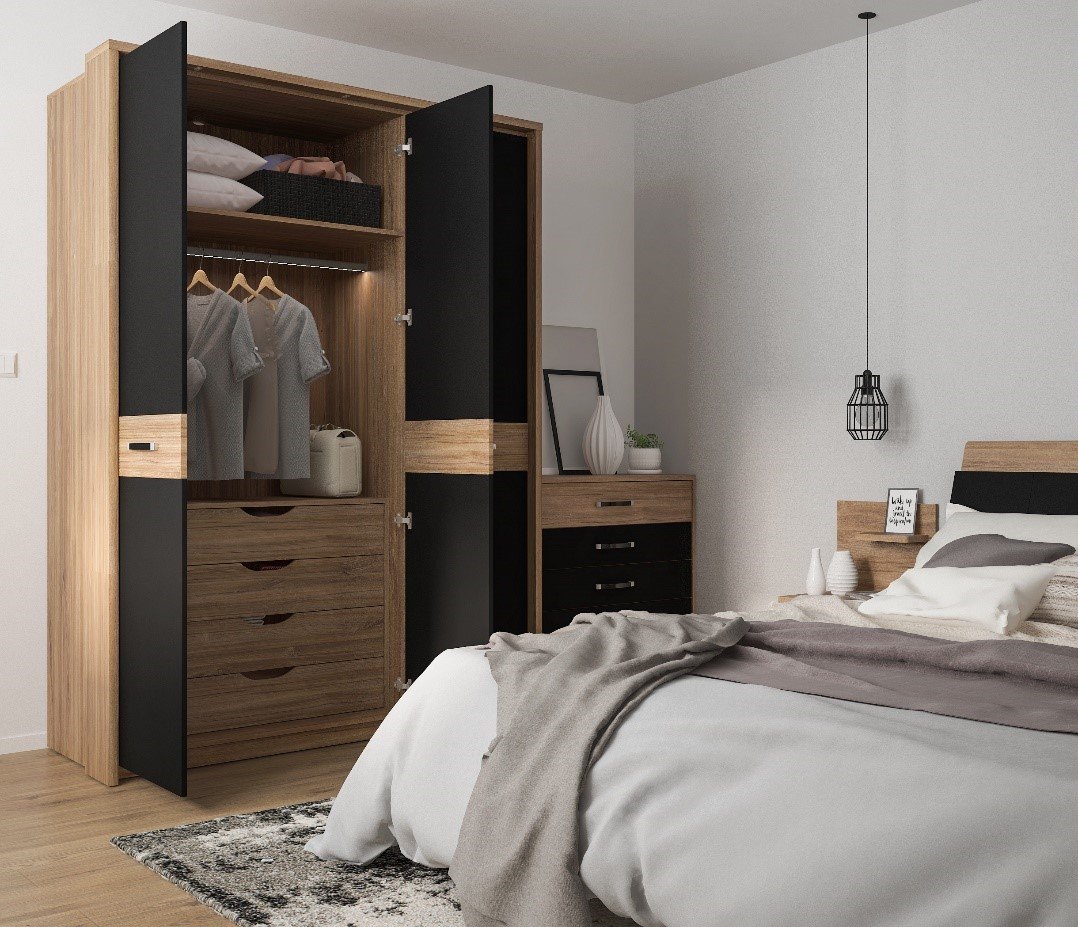 sypialnia dla mężczyzny