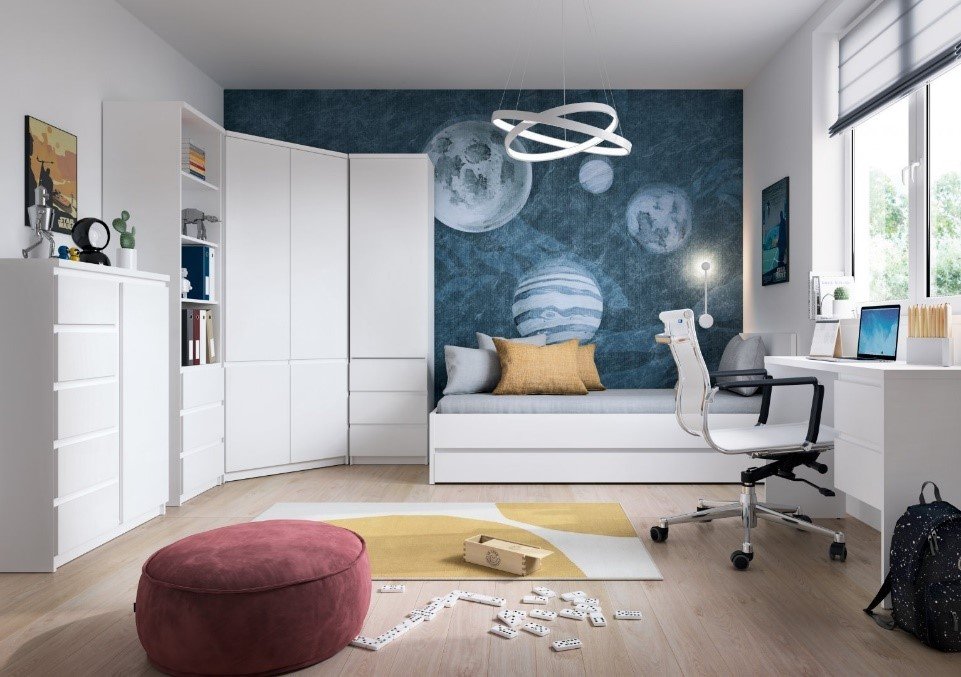 szafa narożna do pokoju młodzieżowego