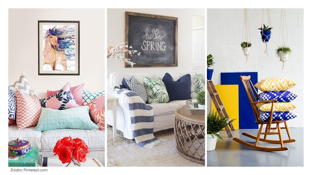 wiosenne aranżacje wnętrz