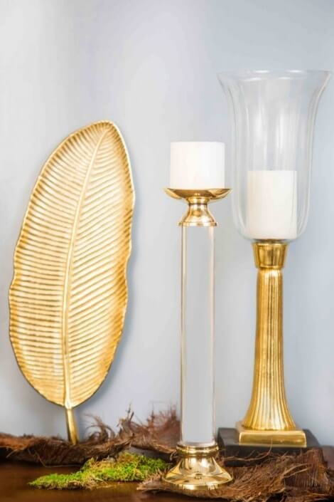 Złote dodatki w białych pomieszczeniach Złote dodatki w białych pomieszczeniach